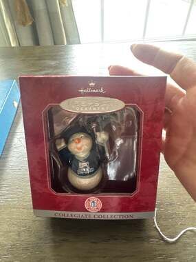 1998 Hallmark Keepsake Ornament Collegiate Collection Penn State Snowman